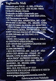 Macarrão Tagliatelle Nidi Paganini 500g - imagem 2