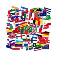 72x Adesivos de Bandeiras de Países Diversos - Decore e Personalize com Estilo! - imagem 2
