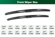 Kit Palheta Limpador Parabrisa Premium para Nissan Leaf (2017-2023) - Borracha Natural U/J HOOK - imagem 5