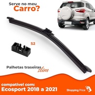 Palheta Limpadora Traseira Ecosport 2018-2021 Vigia Slim 10" Silicone - Visão Clara e Segura - imagem 4