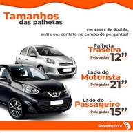 Kit 3 Palhetas Limpador Para-brisa Silicone Nissan March 2011-2019 - Visão Clara e Segura - imagem 5