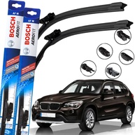 Par de Palhetas Limpador Parabrisa Bosch Aerofit Multiclip para BMW X1 (2009-2014) - imagem 1