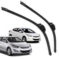 Par Palhetas Limpador Para-brisa Silicone Elantra 2011-2016 Dianteira - imagem 1