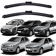 Palhetas Limpador Para-brisa Fiat: Kit Palio/Siena/Strada - imagem 1