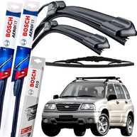 Kit Palhetas Limpador Parabrisa Bosch Aerofit Dianteiro + Traseiro para GM Tracker (2001-2008) - imagem 1