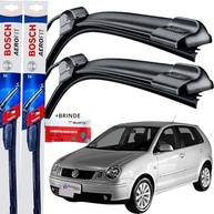 Kit 2 Palhetas Limpador Parabrisa Bosch Aerofit Polo 2002-2008 - Silicone Original - imagem 2