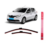 Palhetas Silicone Sandero Logan 2014-2018: Visão Clara! - imagem 1