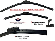 Kit 3 Palhetas Limpador Parabrisa Agile 2008-2014 (Dianteiras + Traseira) - Visibilidade Impecável - imagem 3
