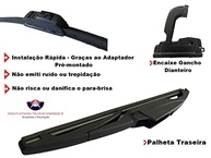 Palhetas Limpador Para-brisa Dianteiro e Traseiro Hyundai HB20 2013-2019 - Visibilidade Impecável! - imagem 3