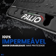 Jogo de Tapetes Automotivos Emborrachado Premium para Novo Palio (2012-2019) - 3 Peças Impermeáveis - imagem 4