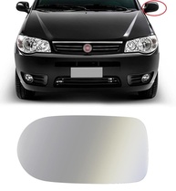 Lente Retrovisor Palio Fire, Siena, Strada, Uno (Esquerdo) - Base Metalizada - imagem 1