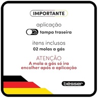 Par Amortecedor Tampa Traseira Palio, Corsa Hatch e Celta - Abertura Suave e Segura - imagem 5