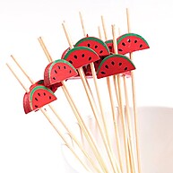 Palito Decorativo Melancia: 20 Unidades para Petiscos! - imagem 1
