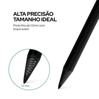 WB Caneta Pencil Para Apple iPad com Palm Rejection e Ponta de Alta Precisão 1.0mm Preta - (Não compatível com iPads lançados antes de 2018) - imagem 3