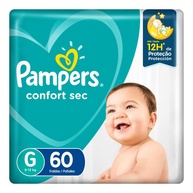 Pampers Confort Sec G: Noites Secas e Pele Arejada! - imagem 1