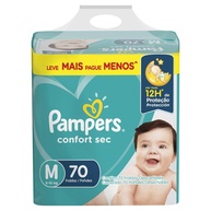 Pampers Confort Sec M: Noites Secas e Pele Arejada! - imagem 1