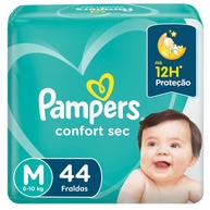 Pampers Confort Sec Mega M: Noites Secas e Pele Arejada! - imagem 1