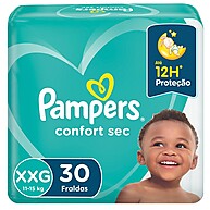 Pampers Confort Sec Mega XXG: Noites Secas e Confortáveis! - imagem 1