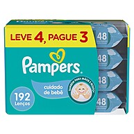 Pampers: Lenços Umedecidos para Bebê - 192un - imagem 1