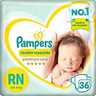 Pampers Premium Care RN: Proteção Suave para Bebês - imagem 1