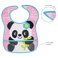 Babador com Bolso Panda Impermeável - Proteção e Estilo para Bebês - imagem 3