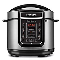 Panela Elétrica de Pressão Mondial Master Cooker PE-38: 5L, 900W e Antiaderente - imagem 1