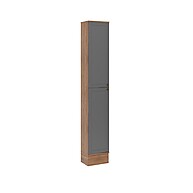 Paneleiro 2 Portas Milla Nog/Cinza 40cm – Elegância e Praticidade na Sua Cozinha - imagem 1