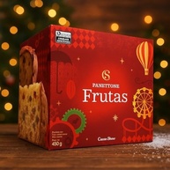 Panetone Tradicional Cacau Show Frutas Cristalizadas 450g (Frutas) - imagem 2