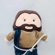 Zip - Boneco de Pano Jesus Cristo Religioso Antialérgico - Seguro e Educativo para Crianças - imagem 5