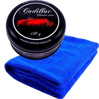 Kit Cadillac Cleaner Wax 150g: Limpeza Profunda e Brilho Intenso + Pano Microfibra 40x40cm - imagem 1