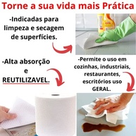 Pano de Limpeza Lavável OWAREY - Rolo Multiuso Reutilizável com 150 Folhas - imagem 3