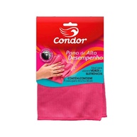 Pano de Microfibra Rosa para Vidros e Eletrônicos - Condor 1678 - imagem 1
