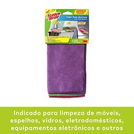 3M Super Pano Multiuso Scotch-Brite – Lavável, Reutilizável e Superabsorvente | 3 Unidades com Cores Diferentes - imagem 5