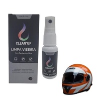 Kit Limpeza Viseira Capacete Clean Up 25ml + Pano Microfibra: Visibilidade Impecável! - imagem 2