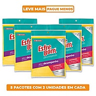 Pano Limpatudo EsfreBom: 10 Unidades para Limpeza Impecável - imagem 1