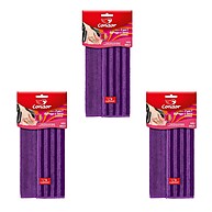 Pano Microfibra Cozinha 30x30cm Roxo – Kit com 3 Unidades - imagem 1
