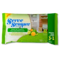 Pano de Limpeza Multissuperfícies Umedecido com Aroma Lima-Limão - Ideal para Cozinhas e Banheiros - imagem 1