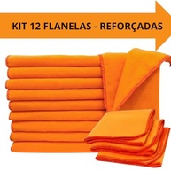 Flanela Pano de Limpeza Profunda 12 Unidades 30x40 cm - Multiuso e Reutilizável - imagem 5