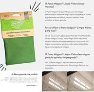 Pano Mágico Ákora Limpa Vidro - Poliéster e Poliamida | Sem Fiapos, Sem Resíduos - imagem 4