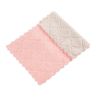 Pano de Limpeza de Microfibra 5 Peças - Toalhas Reutilizáveis para Cozinha, Móveis e Janelas (Cinza Rosa, 24x24 cm) - imagem 4
