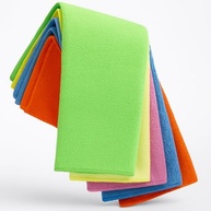 Kit 5 Panos de Microfibra Multiuso - Alta Absorção, Cores Sortidas para Casa e Cozinha - imagem 2