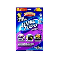 Conjunto com 10 Panos de Microfibra Luxcar - Ultra Absorventes e Versáteis para Limpeza Profissional - imagem 3