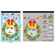 Decorações Adesivas de Natal Reutilizáveis - 6 Folhas com Papai Noel, Boneco de Neve, Rena e Árvore - imagem 3