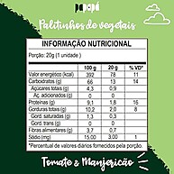 Palitinho Vegetal Papapá Tomate & Manjericão Orgânico 20g - imagem 1