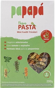 Macarrão Infantil Papapasta Mini Fusilli Tricolori 200g - Papapá - imagem 1