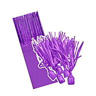 Papel Bala de Coco Roxo: 48 Unidades para Festas! - imagem 1