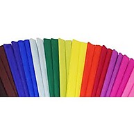 Papel Crepom Escolar 2m – Cores Vibrantes para Decorações - imagem 1