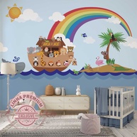 Papel de Parede Arca de Noé: Decore com Fofura! - imagem 1