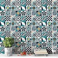 Papel de Parede Azulejo Lavável em Tons de Verde – Decore com Estilo! - imagem 1