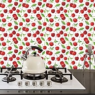 Papel de Parede Cozinha Cereja: Decoração Prática e Elegante - imagem 1